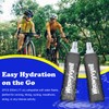 Woowyvyell Running Vest Soft Flask, 2PCS BPA-Free 500ml Collapsible Water