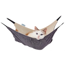 ADD. MATE Cat Hammock,Knitted Fabric Wrapped Nyan Mock, Gray, One Size