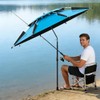 RURIZHONGTIAN Beach Parasol Diameter 160 cm with Ground Sleeve, 360°