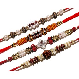 Set of 4 Rakhi | Rakhi for Brother | Premium Rakhi | Raksha BandhanRakhi | Pack4-4