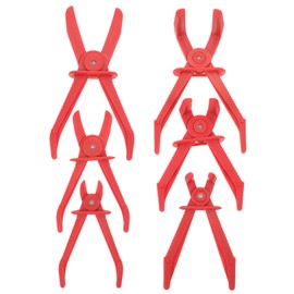 Hohopeti 6pcs Hose Clamp Pliers Set Coolant Hose Clamp Tool Straight Angled Pliers for Mechanics