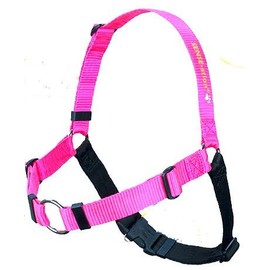 The Original Sense-ation No-Pull Dog Training Harness (Pink, Large Wide)