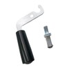 yuksok Fireplace Door Handle Parts High Temperature Resistance, Sturdy Fireplace