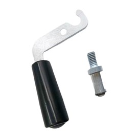 yuksok Fireplace Door Handle Parts High Temperature Resistance, Sturdy Fireplace Accessories, Household Metal Handle