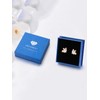 Dreamboat Corgi Stud Earrings for Women 925 Sterling Silver Rose