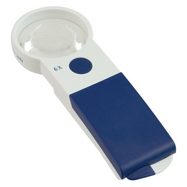 Reizen EZ Touch 6X 20D LED Handheld Magnifier - Round Lens 57mm