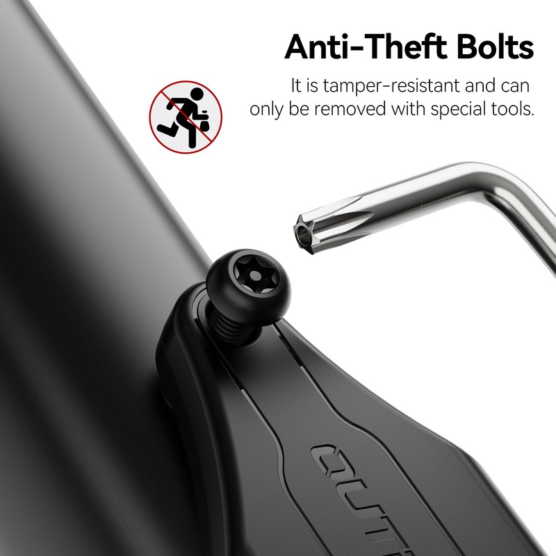 CITYWAY Waterproof AirTag Bike Mount, Hidden Under Bottle Cage |