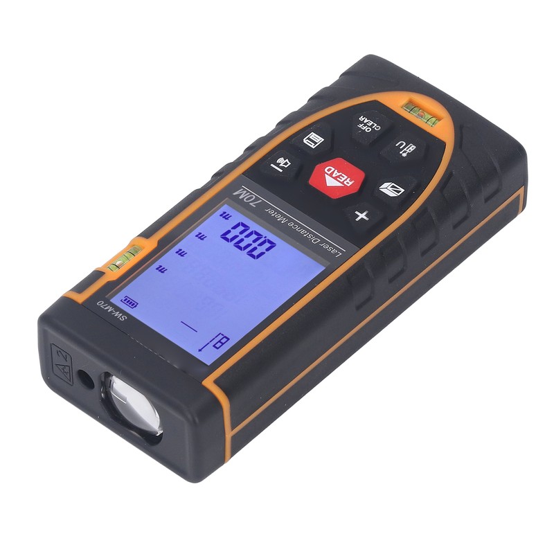 Infrared Laser Distance Meter Finder Large Backlit Screen High Accuracy