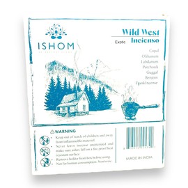 Crystalo - Ishom 7 Wild West Exotic Incense Incienso with Holder