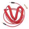 Coiled Headphone Cable Gold Plated Connector Replacement Headset Sound Cord