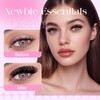 Eyelash Extensions, D Curl, Natural Eyelash Clusters, Lashes, 100D-10-18 mm,
