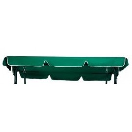 Replacement Canopy for Garden swing 2/3 seater different sizes and styles available (Green, 215 x 120 Flat)