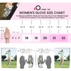 Golf Glove Womens Two-Handed All Weather Ball Marker Squeeze Soft