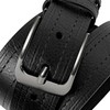 DOOPAI Mens Belt -Leather Dress Belt，Black belt Casual Wear Jeans