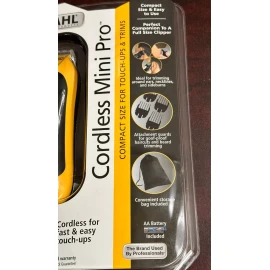 WAHL Mini Pro CORDLESS Compact TOUCH-UP Hair Beard BATTERY Precision Trimmer