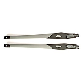 NicelyFit Temples Arms Legs for Crosslink Pro Sweep Range XL Eyeglass Glass Frames OX8031 OX8027 OX8029 OX8033 OX8040 OX8044 OX8067 OX8118 OX8090 OX3127 OX3220 OX3221 etc. 140mm (Black/Grey)