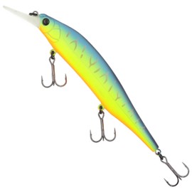TSURINOYA 115SP Suspend Set Sea Bass Lure Magnum Size Plus Slip Length 115mm 17.2g Jerking Method 80 Series Minnow X (Q-Matte Tiger Navy Back)