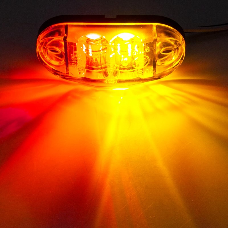 Krtopo 10 x Side Marker Lights 12 / 24 V