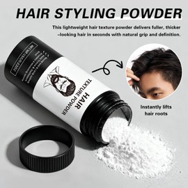 CAHIUYOA 2PCS Hair Texture Styling Powder for Men,Natural Volumizing and Texturizing Powder with Matte Finish,Non-Greasy Hair Styling powder for All hair