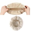 LATRAT Set of 4 Round Linen Insert Bread Proofing Basket
