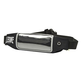 LEONE 1947, Gürteltasche Handytasche, Unisex-Erwachsene, Schwarz, Taglia Unica, AC933