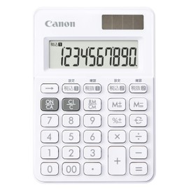 Canon LS-100WT-SW Colorful Calculator, 10 Digits, Mini Tabletop Size, W Tax Function Included