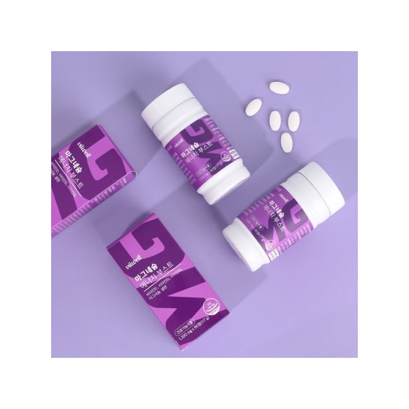비웰 마그네슘 에너지 부스트 90정 1통 Bewell Magnesium Energy Boost
