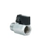 Refuuch Brass Mini Ball Valve 1/2" NPT Female x Male