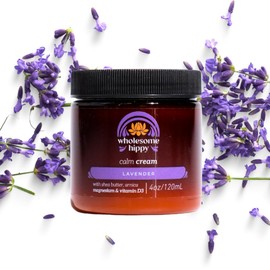 Wholesome Hippy Calm Cream, Arnica Magnesium & Vitamin D3 - (Lavender)
