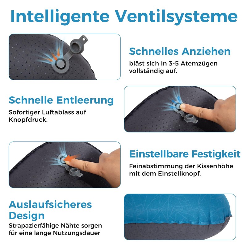 ATEPA Inflatable Camping Travel Cushion AA2530_Blue-EUKT