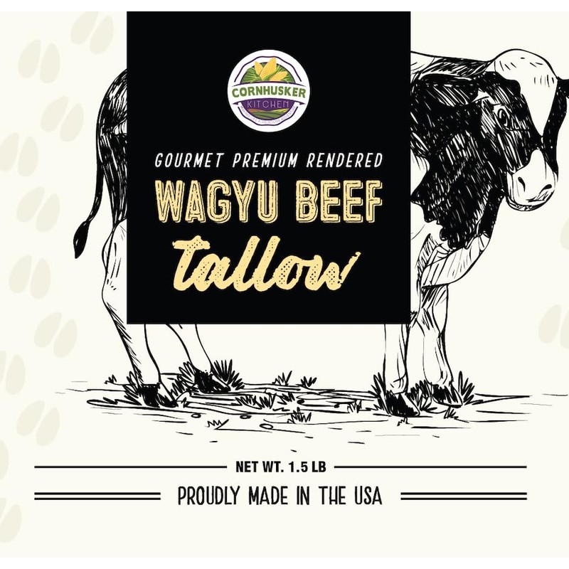 Cornhusker Kitchen Premium Rendered Tub 1.5lbs (Wagyu Beef)