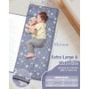 Largest Toddler Nap Mat with Pillow & Blanket, 55.1''x 23''