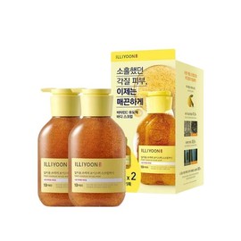 Illyyoon Illiyoon Fresh Moisture Scrub Wash Monchichi Edition (400ml2+goods) 400ML 2 packs / 일리윤 프레쉬모이스춰 스크럽워시 몬치치 에디션(400ml2+굿즈 ) 400ML 2입