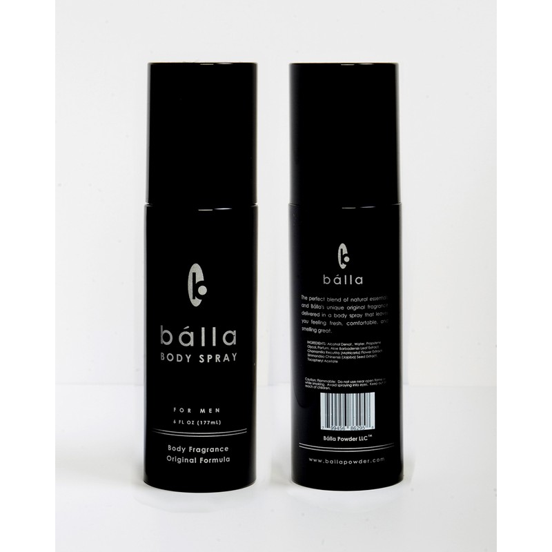 Bálla Body Spray for Men - Original Formula, 6oz