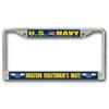 MilitaryBest Navy Aviation Boatswain's Mate AB Chrome License Plate Frame