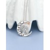 WINNICACA Mother and Daughter Necklace 925 Sterling Silver I Love