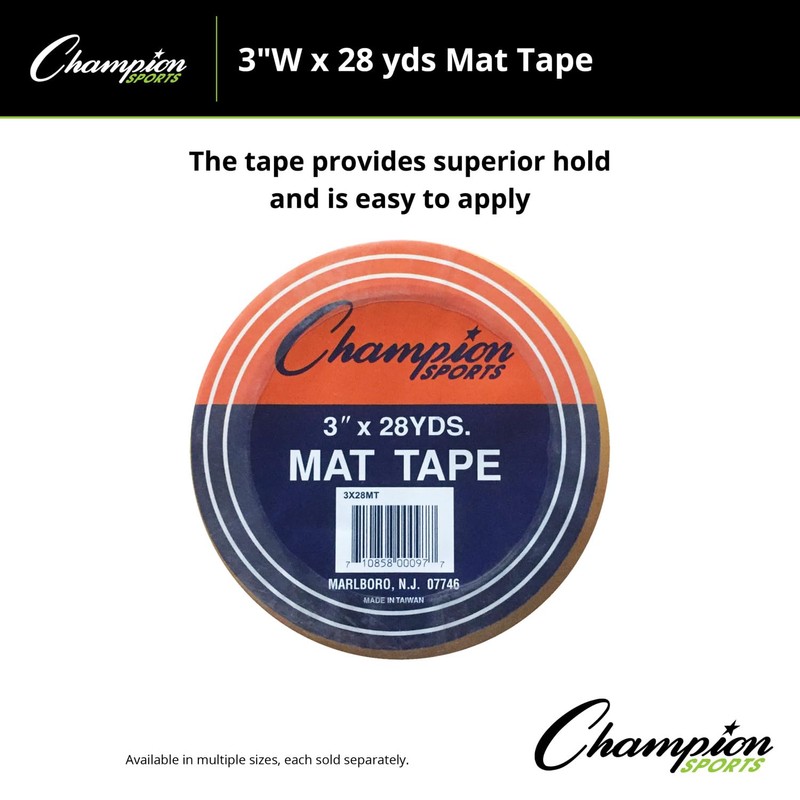 Champion Sports 3-Inch x 28-Yard Mat Tape