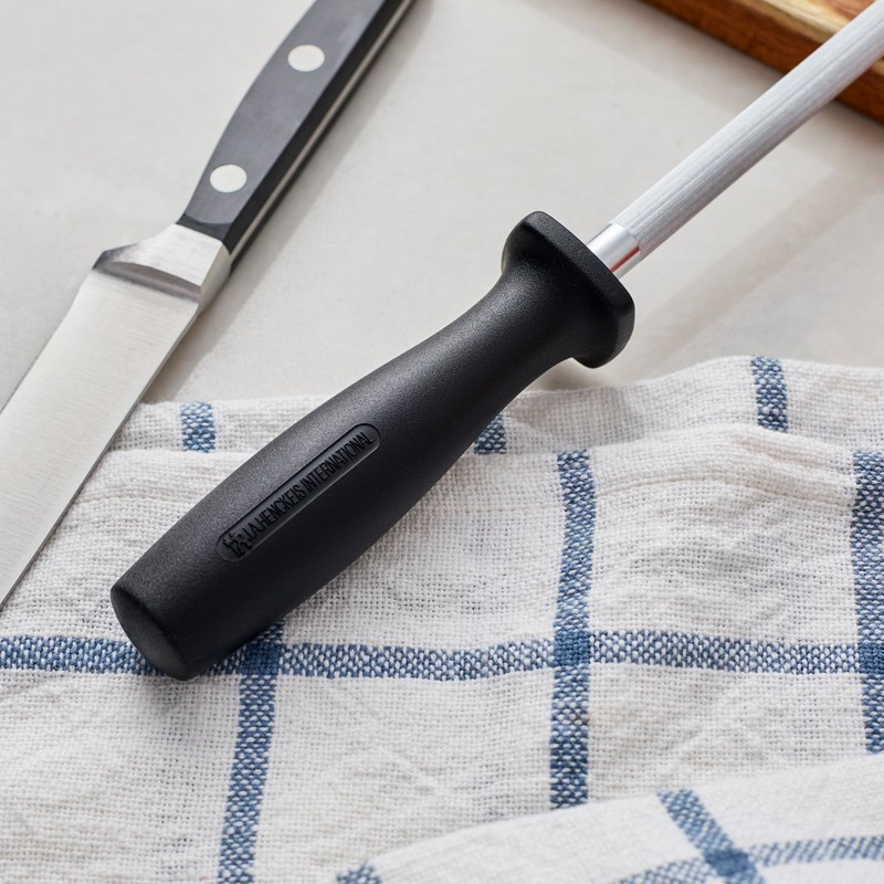 HENCKELS Sharpening Steel, 9-inch Fine Edge Honing Rod for Knife