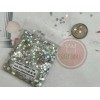 Baby Emma 2007 Solvent Resistant Holo FLOWER shape Glitter (Silver)