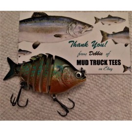 Unbranded 2.5" Multi Jointed Bass Fishing Lure Bait Crank Lifelike Panfish bowfin pike