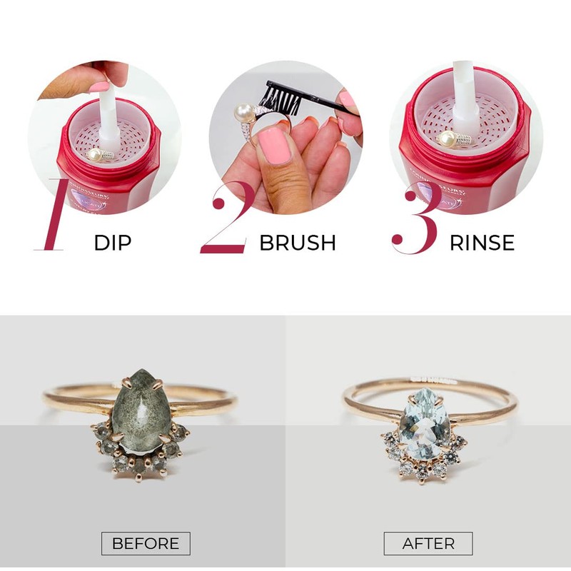 CONNOISSEURS All-Purpose Jewelry Cleaning Kit - Includes Delicate Jewelry Cleaner