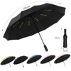 Nnicorns Automatic Pocket Umbrella - Windproof & Rainproof, 24-Rib Compact