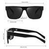 Joopin Acetate Sunglasses for Men Polarized UV Protection, TR90 Big