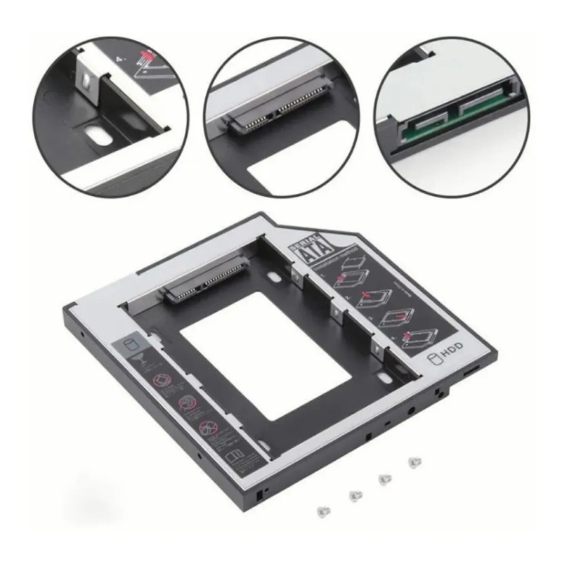 Caddy Adaptador Disco Duro Pro 9.5mm Sata3