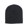 Yupoong Knit Beanie, Black, OSFA