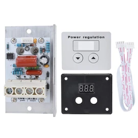 10000W SCR Digital Voltage ac Voltage Regulator Voltage Regulator 120v Regulator Speed Control Dimmer Thermostat AC 220V 80A Voltage Stabilizer