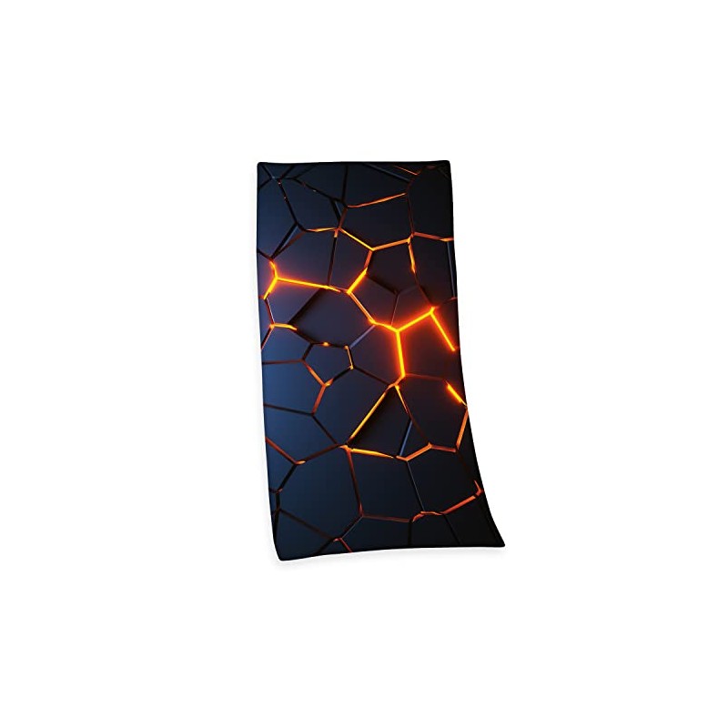Herding 3D Effect Lava Velour Towel 75 x 150 cm