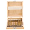 13Pcs 1/4in Hex Shank High Carbon Steel Flat Drill Bit