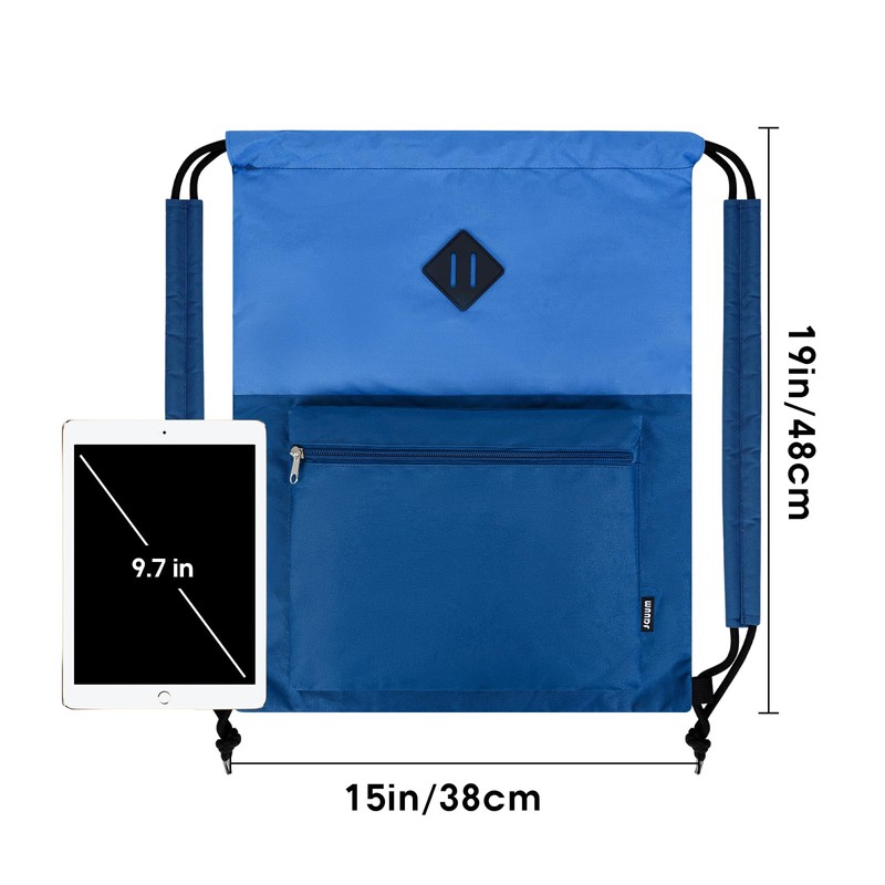 WANDF Drawstring Backpack, Sports Gym Bag with Wet Pocket, Water