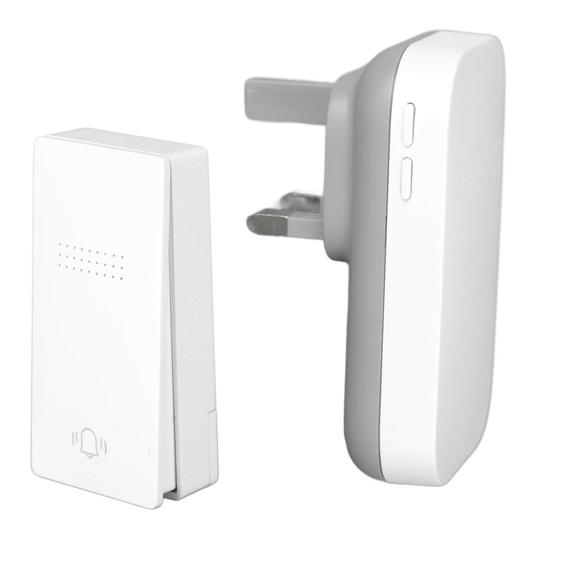 Self Powered Door Bell with Receiver Automatic Ringing Push Button